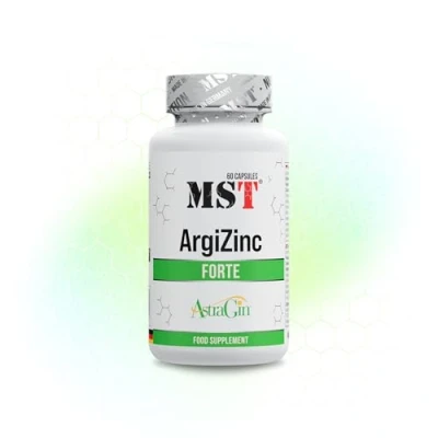 Afbeelding van ArgiZinc by MST® Nutrition L arginine, zink chelaat, selenium, koper, vitamine B6 en AstraGin®, 60 veganistische capsules voor dagen, Made in Germany