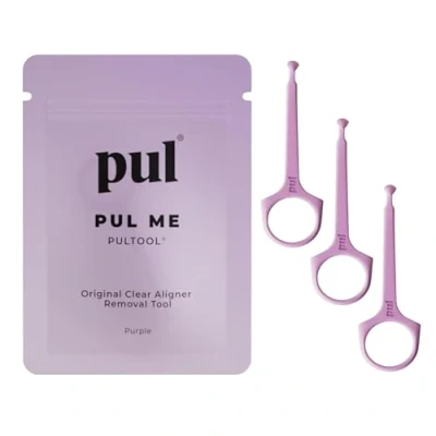 Afbeelding van PUL Clear Aligner Removal Tool Compatibel met Invisalign Verwijderbare Braces &amp; Trays, Retainers, Dentures en Aligners Hygiënisch Orale Care Accessory, Persoonlijke Orthodontische Supplies Paars