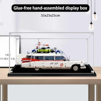 Afbeelding van Acryl Display Case voor Lego 10274, Stofdicht Clear Box Showcase 10274 Ghostbusters (NIET Inbegrepen Het Model)(3mm)