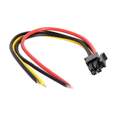 Afbeelding van chenyang CY ATX Molex Micro Fit Raster 3.0mm 4Pin Plug naar Open Wire Adapterkabel 15cm 20AWG UL1007
