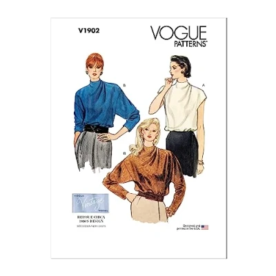 Afbeelding van Vogue Patterns V1902A5 mist TOP/Vest A5 (6 8 10 12 14)