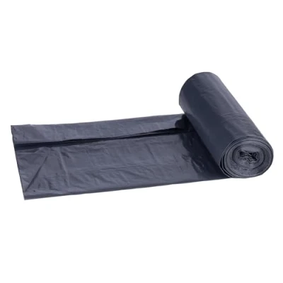 Afbeelding van DONAU ECO 22021422 05 vuilniszakken, 60 l dik, 10 1 rol, vuilniszak, blauwe engel gecertificeerd, 100% gerecycled materiaal (LDPE), zwart