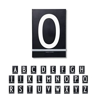 Afbeelding van Design Letters Persoonlijk notitieboek A5 zwart (R) gebonden uitgave 146 genummerde pagina&#039;s houtvrij papier inclusief bladwijzers in kleurlint, verkrijgbaar van A Z