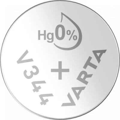 Afbeelding van Varta Knoopcel Batterij V344 1stuk(s) 1.55V 0.1Ah 4008496245901