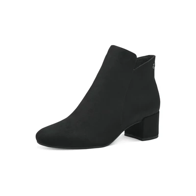 Afbeelding van Tamaris 1 25372 41 enkellaarsjes met hak voor dames, zwart, 38 EU