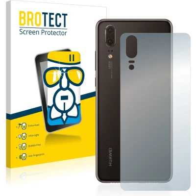 Afbeelding van BROTECT Screenprotector voor Huawei P20 (Achterkant) Folie Beschermfolie Beschermglas transparant