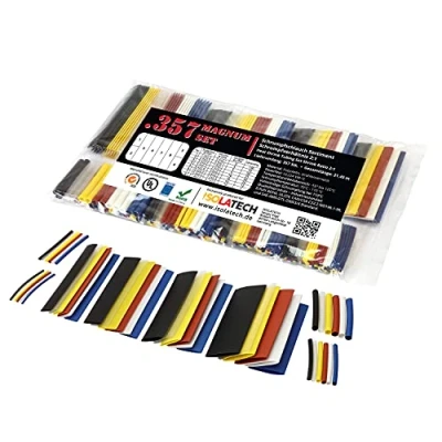 Afbeelding van 357 delige magnum set van ISO PROFI® krimpkousen assortiment in zak gemêleerd