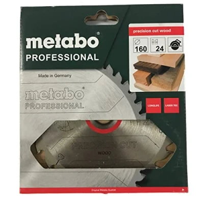 Afbeelding van Metabo 628031000 HW/CT 160X20 24 WZ Cirkelzaagblad, Groen
