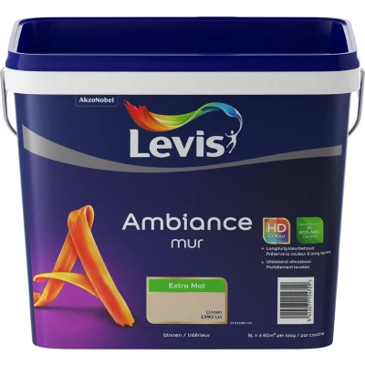 Afbeelding van Levis Ambiance Muurverf Extra Mat 5l Linnen
