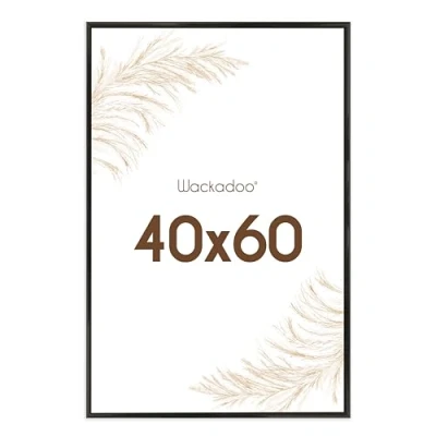 Afbeelding van Wackadoo fotolijst 40 x 60 cm, zwart, fotowand, met glasplaat, kunststof