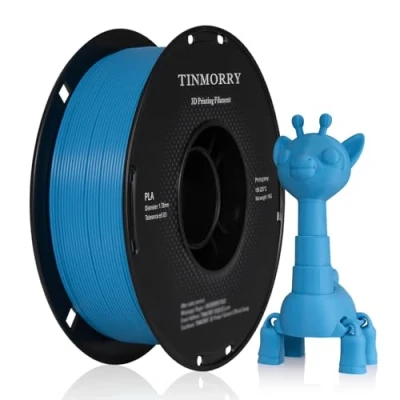 Afbeelding van PLA Filament 1.75mm 1kg, TINMORRY 3D Printing Materialen voor Printer, 1 Spoel, Hemelsblauw