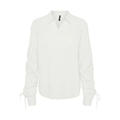 Afbeelding van PCBRENNA LS Detail Shirt BC, cloud dancer, S