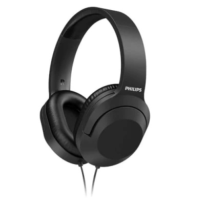 Afbeelding van PHILIPS TAH2005BK Stereokoptelefoon Lichtgewicht hoofdband 40 mm luidsprekers Zachte kussentjes Zwart