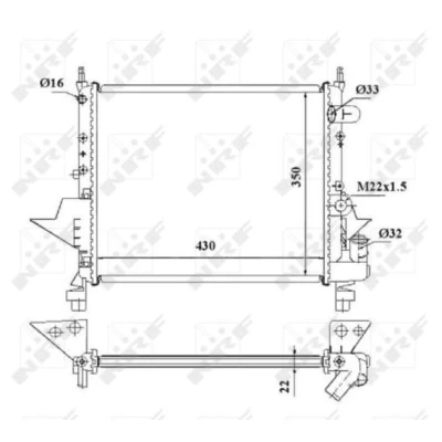 Afbeelding van Radiateur NRF 509513