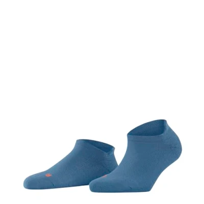 Afbeelding van FALKE Dames Korte sokken Cool Kick Sneaker W Sn functioneel materiaal kort eenkleurig 1 paar, Blauw Nautical 6531 O, 35 36