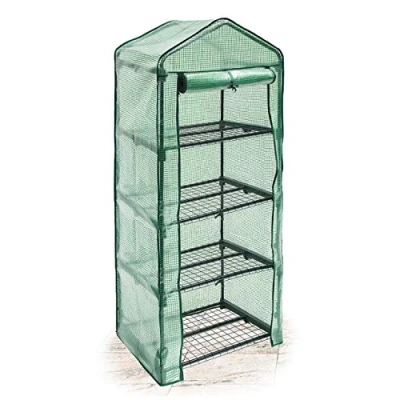 Afbeelding van Relaxdays kas met folie voor in de tuin of op het balkon tuinkas broeikas kweekkas 4