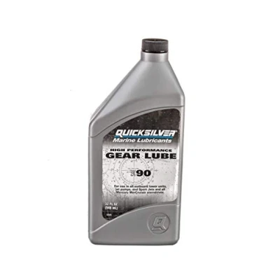 Afbeelding van Quicksilver 858064QB1 krachtige SAE 90 transmissieolie voor Mercury buitenboordmotoren en MerCruiser Z aandrijvingen, 1 liter