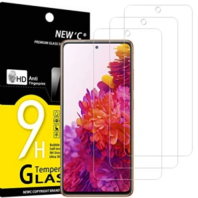 Afbeelding van NEW&#039;C 3 Stuks, Screen Protector voor Samsung Galaxy S20 FE, Gehard Glass Schermbeschermer Film 0.33 mm ultra transparant, resistent
