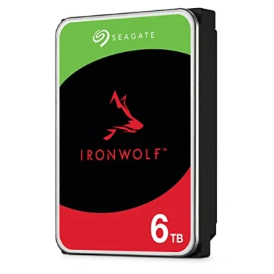 Afbeelding van Seagate IronWolf, 6 TB, Interne Harde Schijf, NAS, 3,5&quot;, SATA GB/s, 5400 RPM, 64 MB cache, voor NAS RAID, 3 jaar Rescue Services (ST6000VN0033)