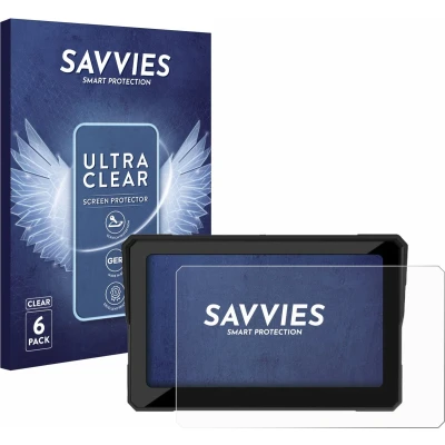 Afbeelding van Savvies (6 Stuks) Schermbeschermer voor Carpuride W702 7&quot; Screen Protector Ultra Transparant