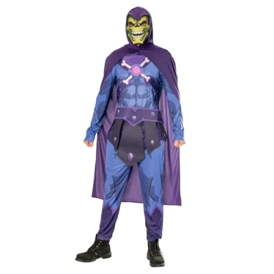 Afbeelding van Rubies 301638STD He Man Skeletor Deluxe Volwassen Kostuum Fancy Dress Mannen, Veelkleurig, STD Halloween