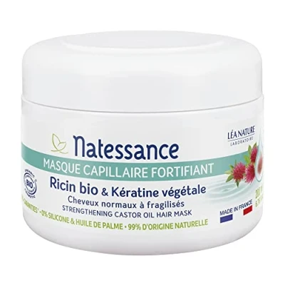 Afbeelding van Natessance Organic Ricin Fortifying Hair Mask 200 ml