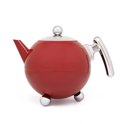 Afbeelding van Theepot Bredemeijer Bella Ronde Carmine Red 1,2 L