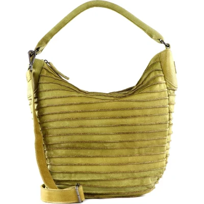 Afbeelding van FREDsBRUDER Schoudertas Riffeltier S Light Yellow Moss Mosterdgeel