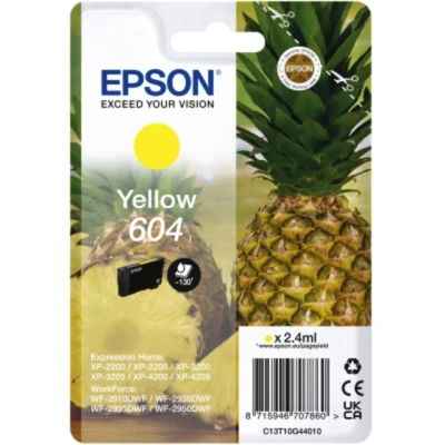 Afbeelding van Epson Inktcartridge 604 T10G44 geel