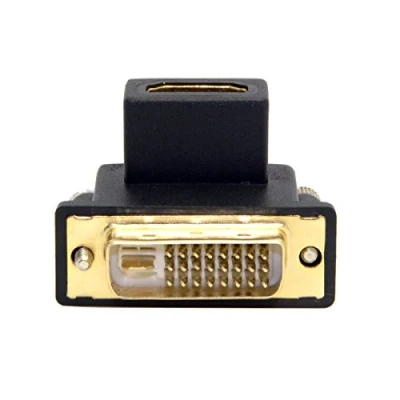 Afbeelding van Xiwai 90 Graden Omhoog Hoekige DVI Mannelijke naar HDMI Vrouwelijke Adapter voor Computer &amp; HDTV Grafische Kaart