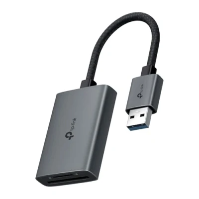 Afbeelding van TP Link Adap USB Type A naar SD&amp;TF 3.0 UA430 (USB 3.0), Geheugenkaartlezer, Grijs