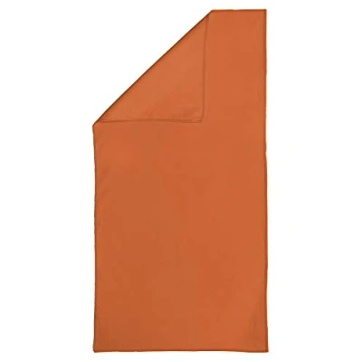 Afbeelding van Dream Art 3450 strandhanddoek en badhanddoek (microvezel), sneldrogend, plaatsbesparend, incl. ademende nettas, voor strand, sport, wandelen nog veel meer, 90 x 180 cm, oranje