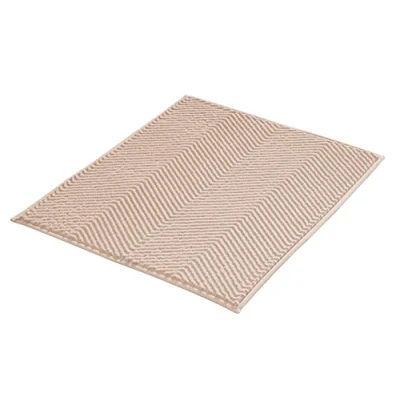Afbeelding van Kleine Wolke Badmat Zigzag Sandbeige (beige), 60x 90 cm