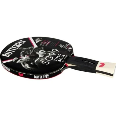 Afbeelding van Butterfly SG99 tafeltennisbatje, zwart en rood, 1 stuk