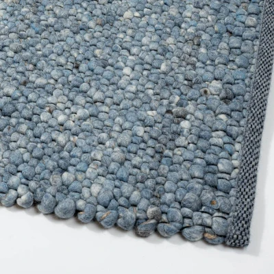 Afbeelding van Wollen vloerkleed Bergamo 250 Blauw Interieur05 [Afmetingen:240 x 340 cm]