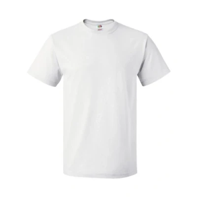 Afbeelding van Fruit of the Loom Super Premium T shirt met korte mouwen voor heren, bianco, XXL