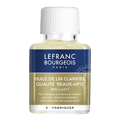 Afbeelding van Lefranc &amp; Bourgeois Malmittel, gereinigtes Leinöl in 75 ml Flasche