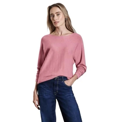 Afbeelding van Street One Dolman Trui, Dames, Maat: 42, Rosa