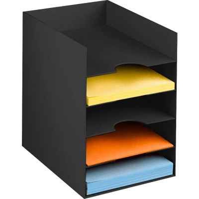 Afbeelding van PAPERFLOW formulierbox A4, polystyreen, voor ordners, 5 vakken,