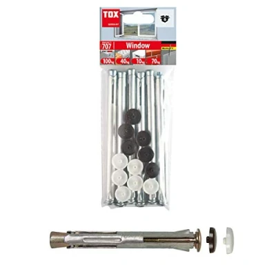 Afbeelding van TOX metalen framepluggen Window Klein pakket 10x112 mm