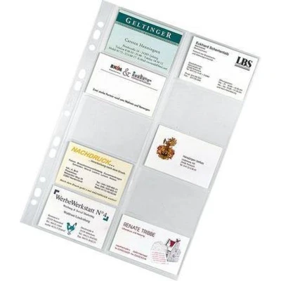 Afbeelding van Veloflex Showtas Voor Visitekaartjes A4, 11 Rings, 10 Vaks