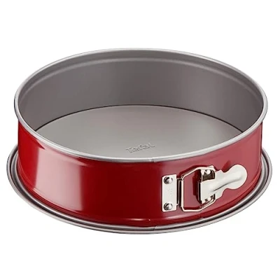 Afbeelding van TEFAL scharniervorm van Delibake staal Ø 17 cm rood en grijs
