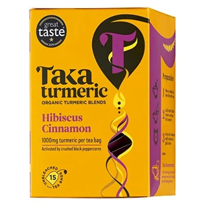 Afbeelding van Hibiscus Cinnamon thee bio Taka Tumeric