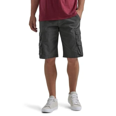 Afbeelding van Wrangler Authentics Premium Twill Cargo kort + +++ A broek voor heren, Antraciet, 36 NL