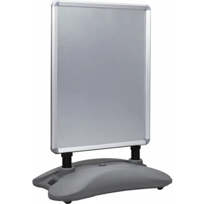 Afbeelding van vidaXL Posterstandaard A1 waterdicht aluminiumlegering grijs