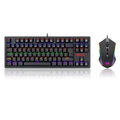Afbeelding van Redragon M910 K Ranger Basic RGB bedrade gamingmuis 8000 DPI 9 programmeerbare knoppen met Rapid Fire knop Zwart