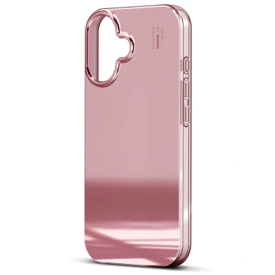 Afbeelding van Apple iPhone 16 Spiegel Hoesje Kunststof iDeal of Sweden Hardcase/Backcover Mirror case Meerkleurig