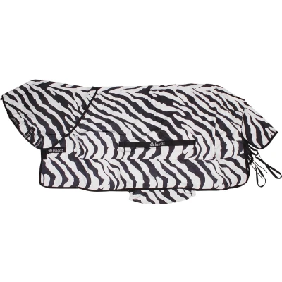 Afbeelding van Bucas Sweet itch Zebra deken zwart/wit maat:183