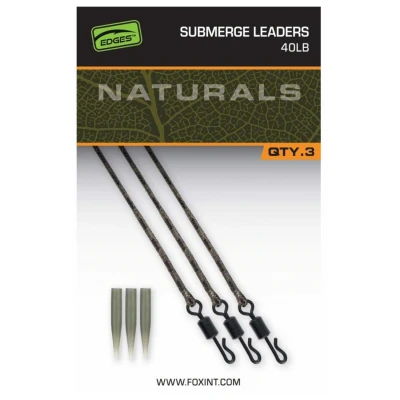 Afbeelding van Naturals Submerge Leaders 40LB Fox