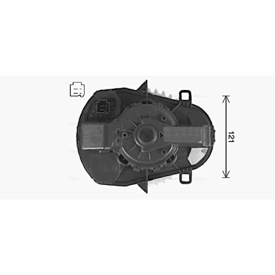 Afbeelding van Ava Cooling Kachelventilator VN8549